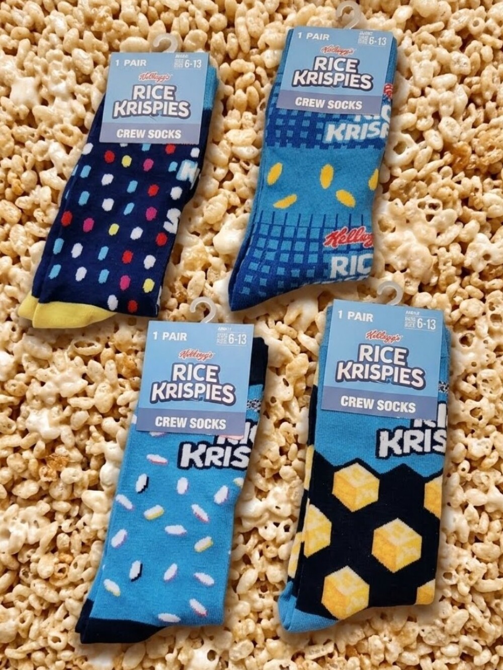 4 Rice Krispies Crew Socks
